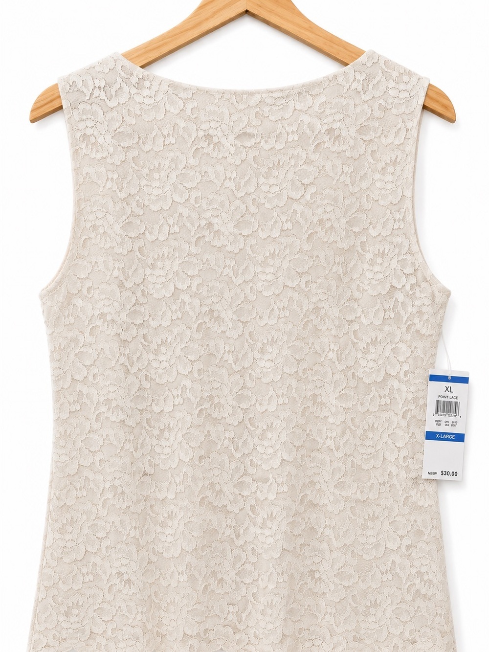 NWT-JM Collection Lace Shell Tank Top-XL - Picture 2 of 4